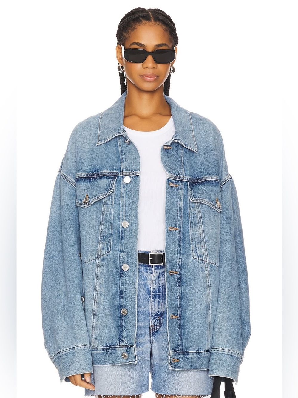 AGOLDE “REWORKED WAYNE” DENIM JACKET
